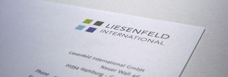 Liesenfeld-International - Briefbogen mit Logo